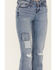 Image #2 - Shyanne Women's Contrast Patches Bootcut Jeans, Medium Wash, hi-res