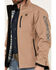 Image #3 - Cinch Men's Bonded Softshell Jacket, Brown, hi-res