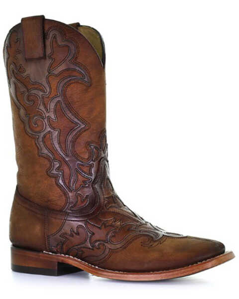 Image #1 - Corral Men's Shedron Western Boots - Broad Square Toe, Brown, hi-res