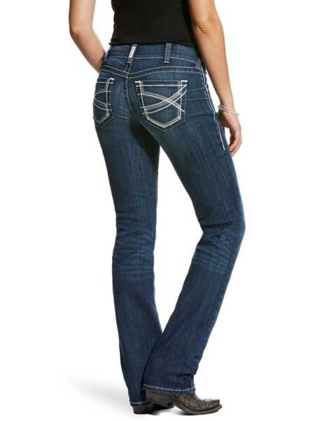Ariat Women's Ivy Dresden Straight Leg Jeans, Blue, hi-res