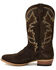 Image #3 - Dan Post Men's Becker Western Boots - Round Toe, Dark Brown, hi-res