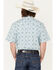 Image #4 - Cody James Men's Wagon Southwestern Print Short Sleeve Western Snap Shirt , White, hi-res