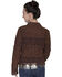 Scully Leatherwear Lamb Suede Lace Panel Jacket, Brown, hi-res