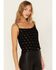 Image #2 - Idyllwind Women's Chico Metallic Clip Dot Cami Top, Black, hi-res