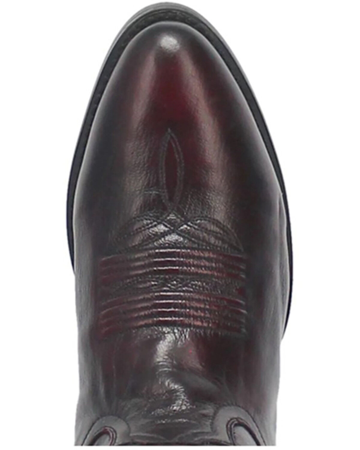 Image #6 - Dan Post Men's Mignon Western Boots - Round Toe, Black Cherry, hi-res