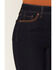 Image #2 - Shyanne Women's Wilder Blanket Stitch Celeste High Rise Bootcut Comfort Stretch Denim Jeans, Dark Wash, hi-res