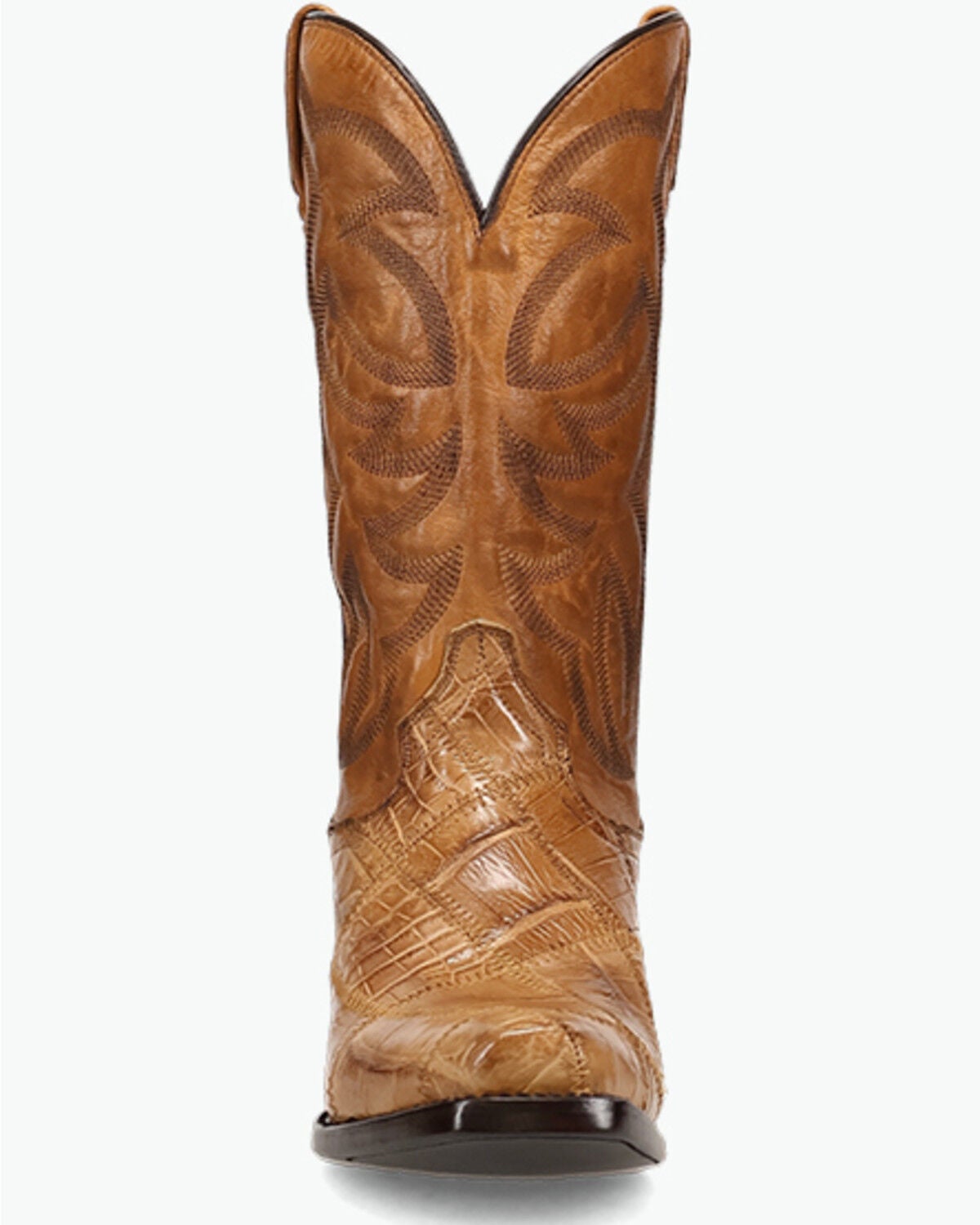 Image #4 - Dan Post Men's Exotic Alligator Western Boots - Square Toe, Tan, hi-res