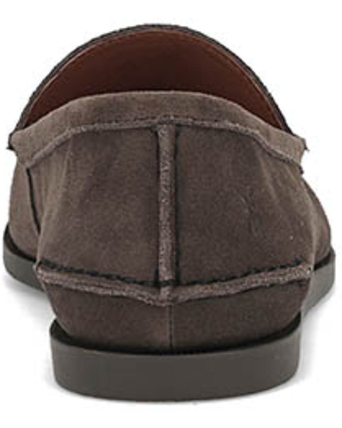 Image #5 - Frye Men's Mason Slip-On Casual Shoes - Moc Toe , Dark Grey, hi-res