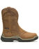 Image #2 - Wolverine Men's 10" Raider Durashocks® Western CarbonMax™ Wellington Waterproof Work Boots - Composite Toe, Brown, hi-res