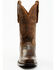 Image #4 - Moonshine Spirit Men's Pancho Tooled Western Boots - Square Toe, Brown, hi-res