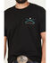 Image #3 - Howitzer Men's Liberty or Death Short Sleeve Graphic T-Shirt, Black, hi-res