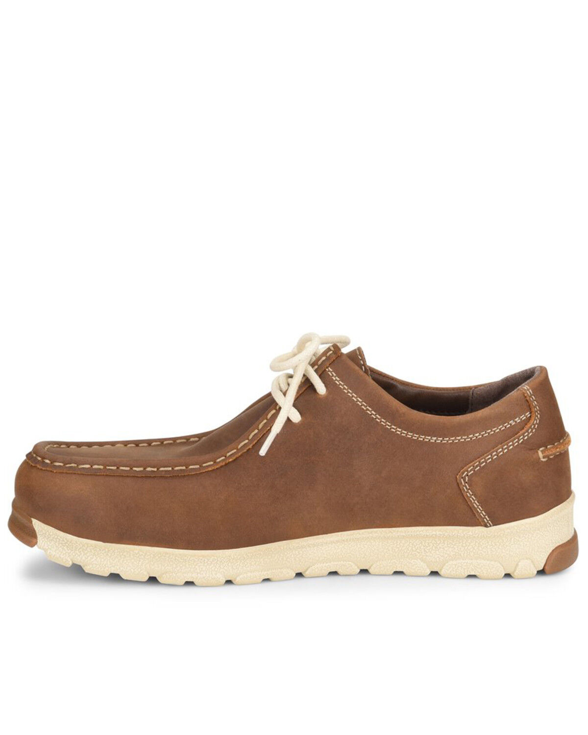 Image #2 - Carolina Men's S-117 ESD Work Shoes - Aluminum Toe, Mahogany, hi-res