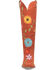 Image #4 - Dingo Women's Flower Power Suede Tall Western Boots - Snip Toe, Rust Copper, hi-res