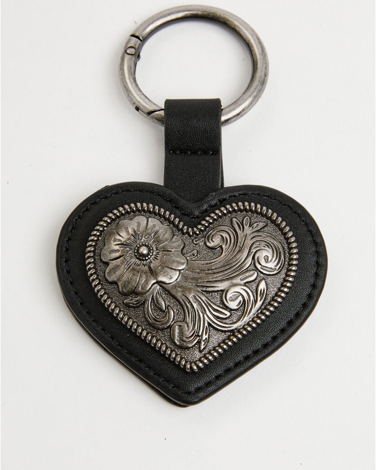 Image #2 - Boot Barn Winslow Heart Concho Magnetic Hat Clip Keychain, Black, hi-res