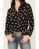 Image #2 - RRR Women's Bucking Horse Print Western Snap Shirt, Black, hi-res