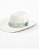 Image #1 - Shyanne Women's Beaded and Feather Embellished Felt Cowboy Hat, Ivory, hi-res
