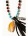 Image #2 - Shyanne Women's Dakota Agate Beaded Tassel Necklace , Silver, hi-res