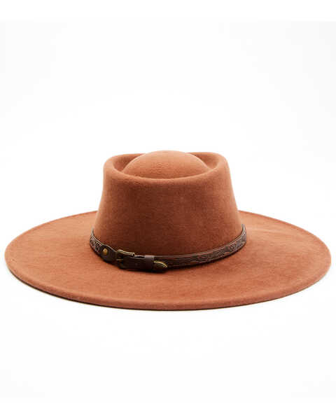 Image #3 - Idyllwind Women's She's A Boss Lady Felt Western Fashion Hat , Rust Copper, hi-res