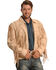 Image #2 - Liberty Wear Men's Fringed Leather Jacket , Cream, hi-res