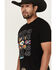 Image #2 - RANK 45® Men's Strom Southwestern Print Short Sleeve Graphic T-Shirt, Black, hi-res