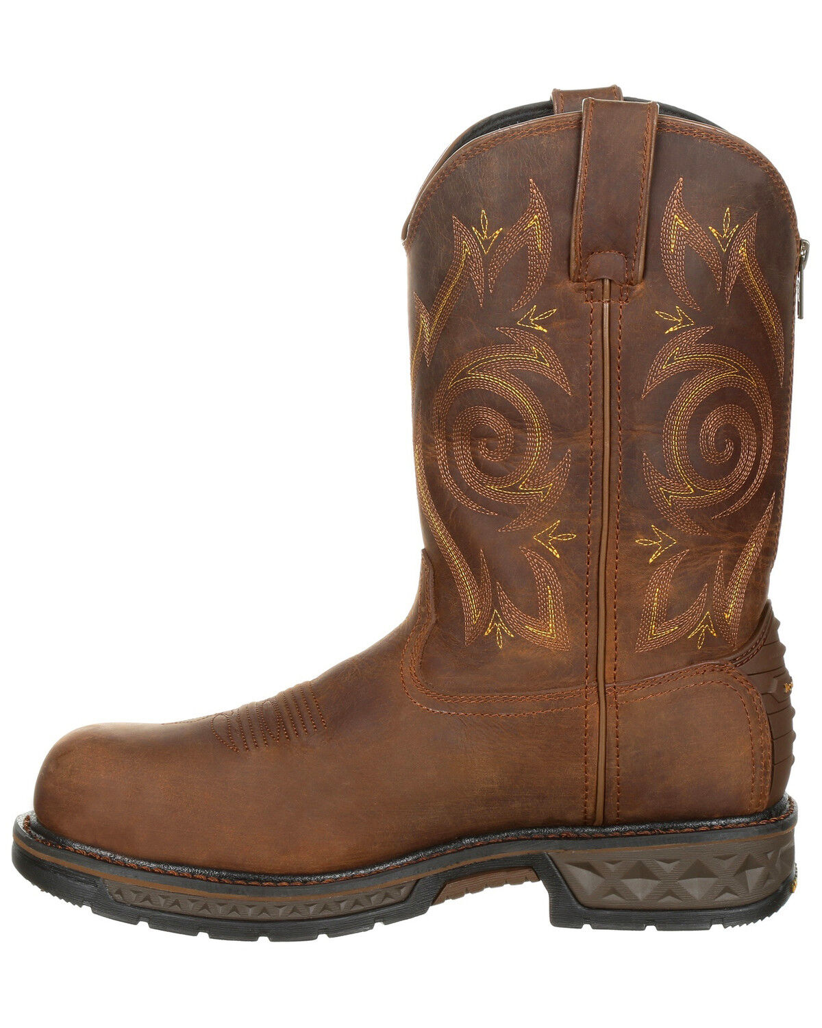 Image #3 - Georgia Boot Men's Carbo-Tec LT Waterproof Work Boots - Composite Toe, Brown, hi-res