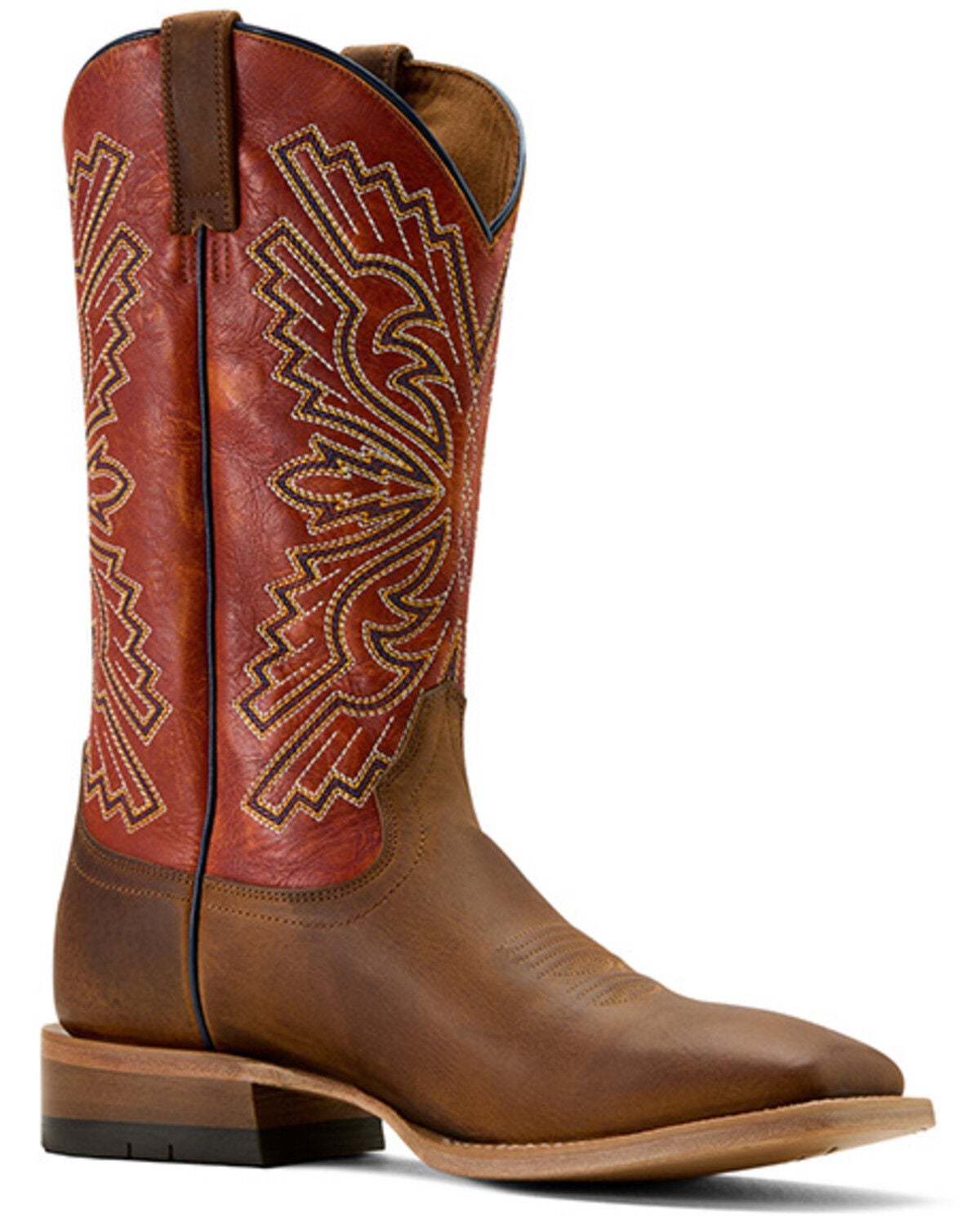 Ariat Men's Sting Western Boots - Broad Square Toe, Tan, hi-res