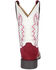 Image #5 - Smoky Mountain Little Girls' Cassidy Western Boots - Broad Square Toe, Red, hi-res