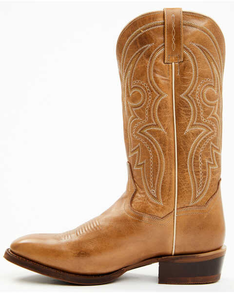 Image #3 - Dan Post Men's Orville Western Performance Boots - Medium Toe, Honey, hi-res