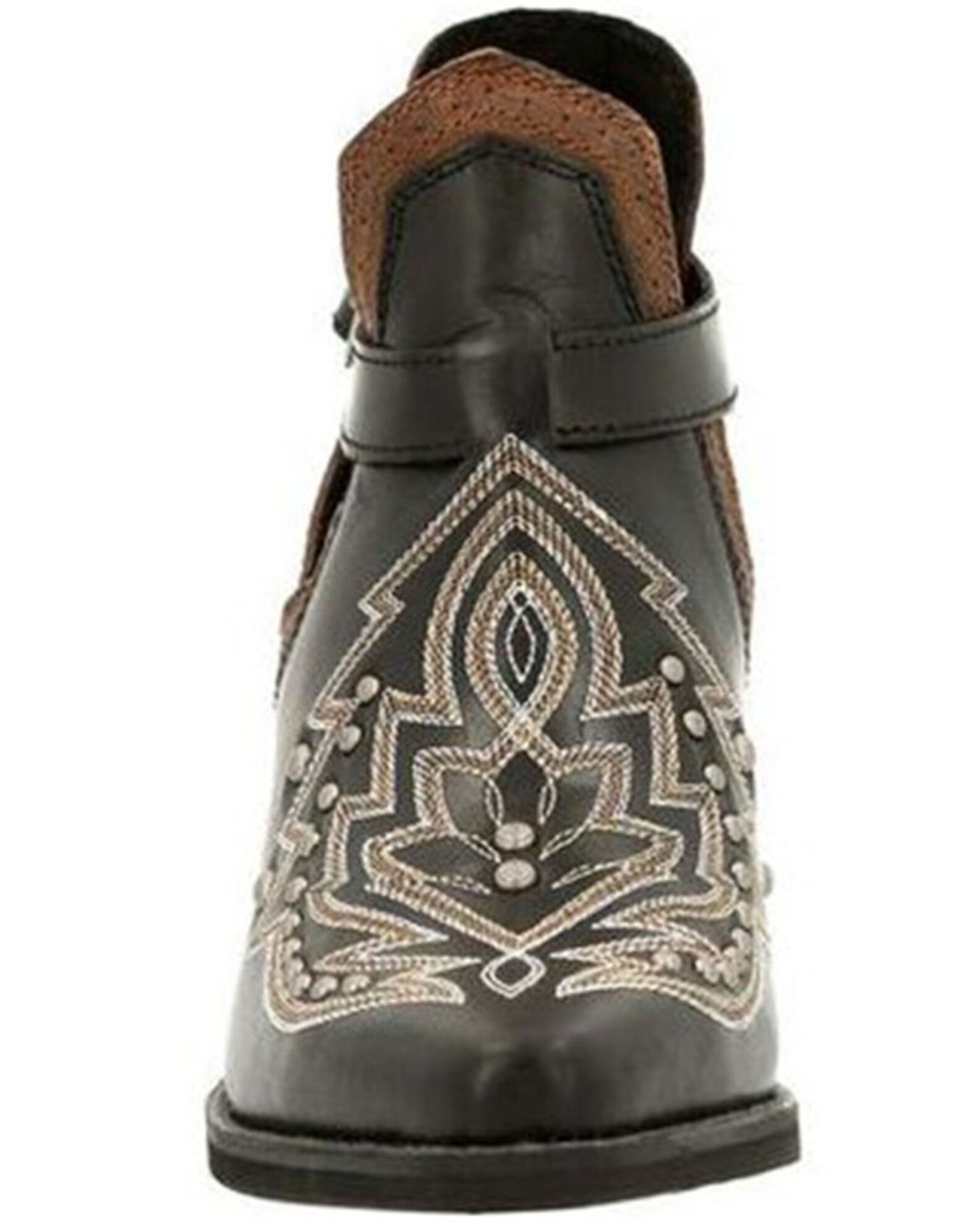 Image #4 - Durango Women's Crush Studded Fashion Booties - Snip Toe, Black, hi-res