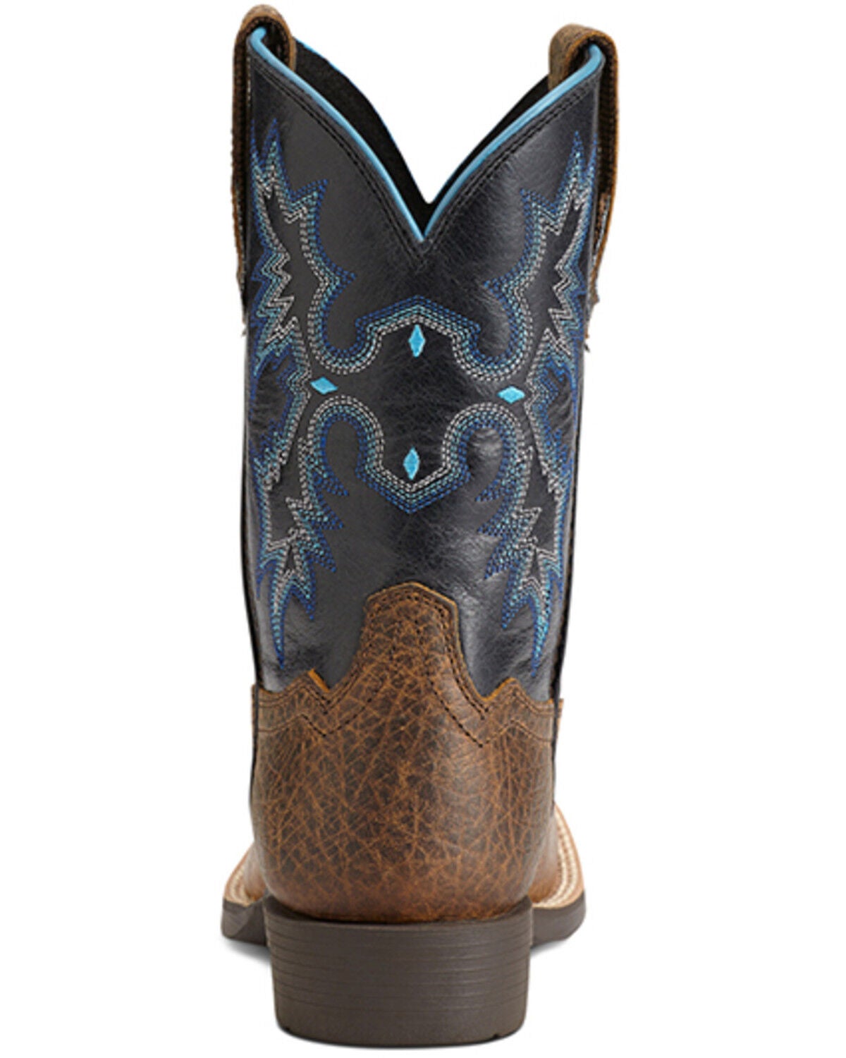 Image #3 - Ariat Boys' Tombstone Western Boots - Square Toe, Black, hi-res