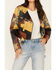 Image #2 - Cleo + Wolf Women's Patchwork Leather Jacket , Chocolate, hi-res