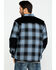 Image #2 - Moonshine Spirit Men's Goleta Plaid Mixed Flannel Nylon Shirt Jacket , Blue, hi-res