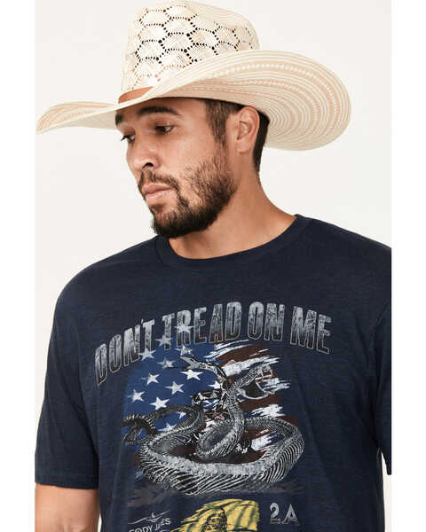 Image #2 - Cody James Men's Tread On Me Short Sleeve Graphic T-Shirt, Navy, hi-res