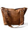 Image #5 - Ranch Junkie Women's Highlands Genuine Cowhide Tote Handbag, Black, hi-res