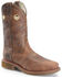 Image #1 - Double H Men's Ice Roper Western Work Boots - Composite Toe, Brown, hi-res