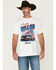 Image #1 - Nascar Men's Boot Barn Exclusive Austin Dillon Short Sleeve Graphic T-Shirt, White, hi-res