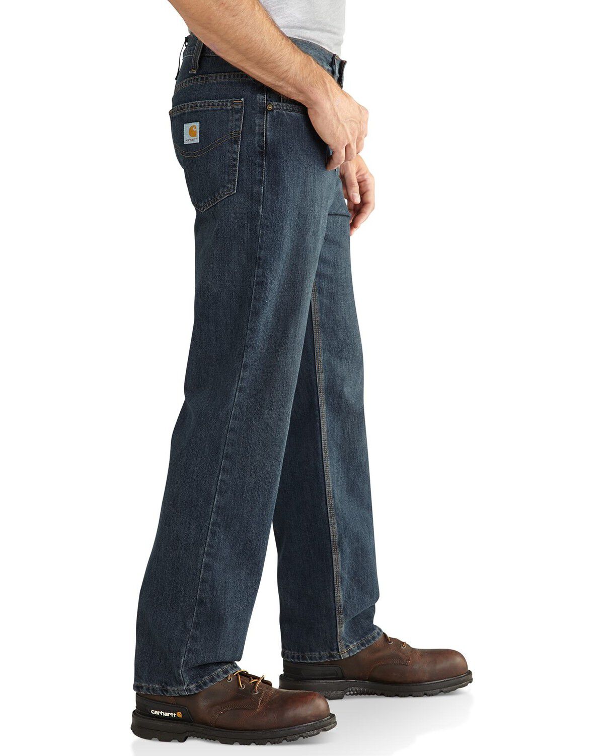 Image #3 - Carhartt Men's Holter Relaxed Straight Denim Jeans, No Color, hi-res