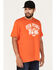 Image #2 - Levi's Men's High Peaks Logo Graphic T-Shirt, Orange, hi-res