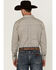 Image #4 - RANK 45® Men's Libreville Geo Print Long Sleeve Button-Down Performance Stretch Western Shirt, Dark Blue, hi-res