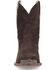 Image #4 - Dingo Women's Texas Charm Suede Leopard Print Western Booties - Round Toe, Brown, hi-res