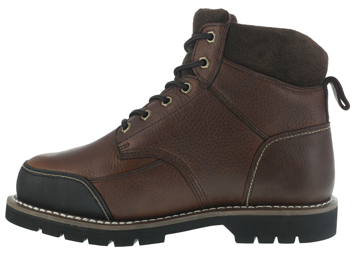 Image #4 - Iron Age Men's Dozer Met Guard Work Boots - Steel Toe, Brown, hi-res