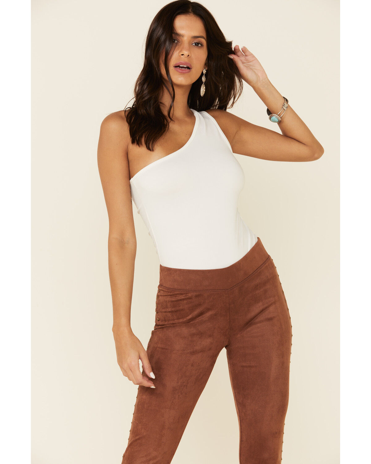 faux suede bell bottoms
