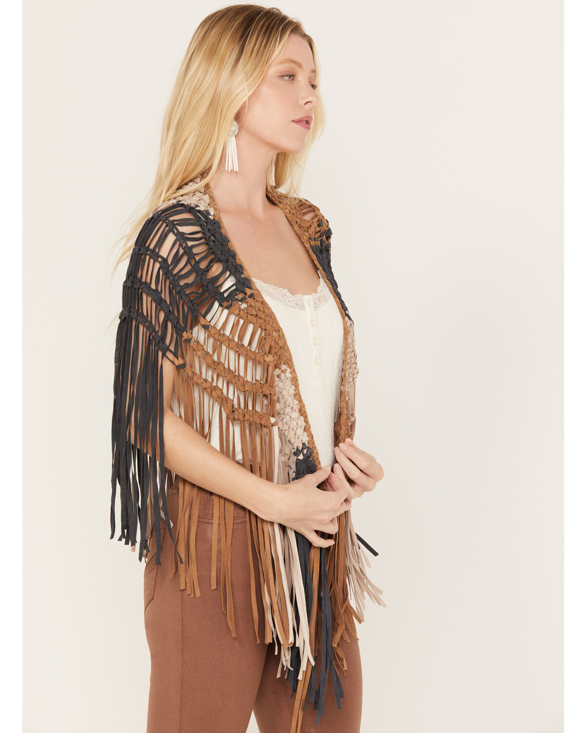 Image #2 - Idyllwind Women's Crazy Horse Shawl, Brown, hi-res