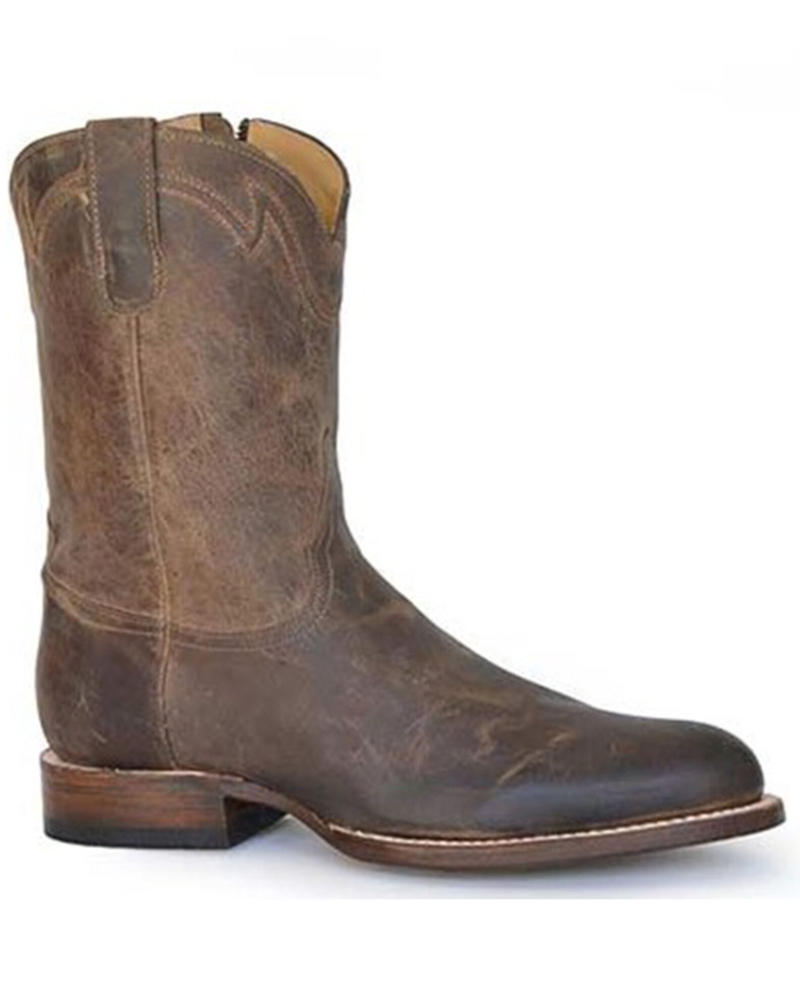 Zip cowboy deals boots