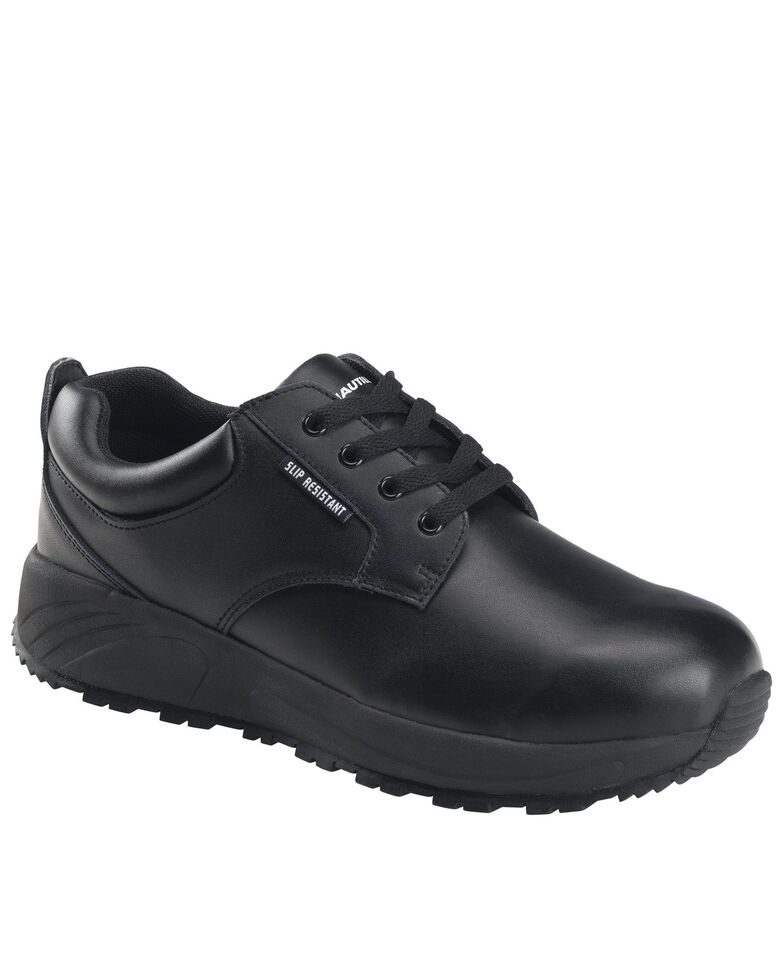Nautilus Men's Skidbuster Lace-Up Work Shoes - Soft Toe, Black, hi-res