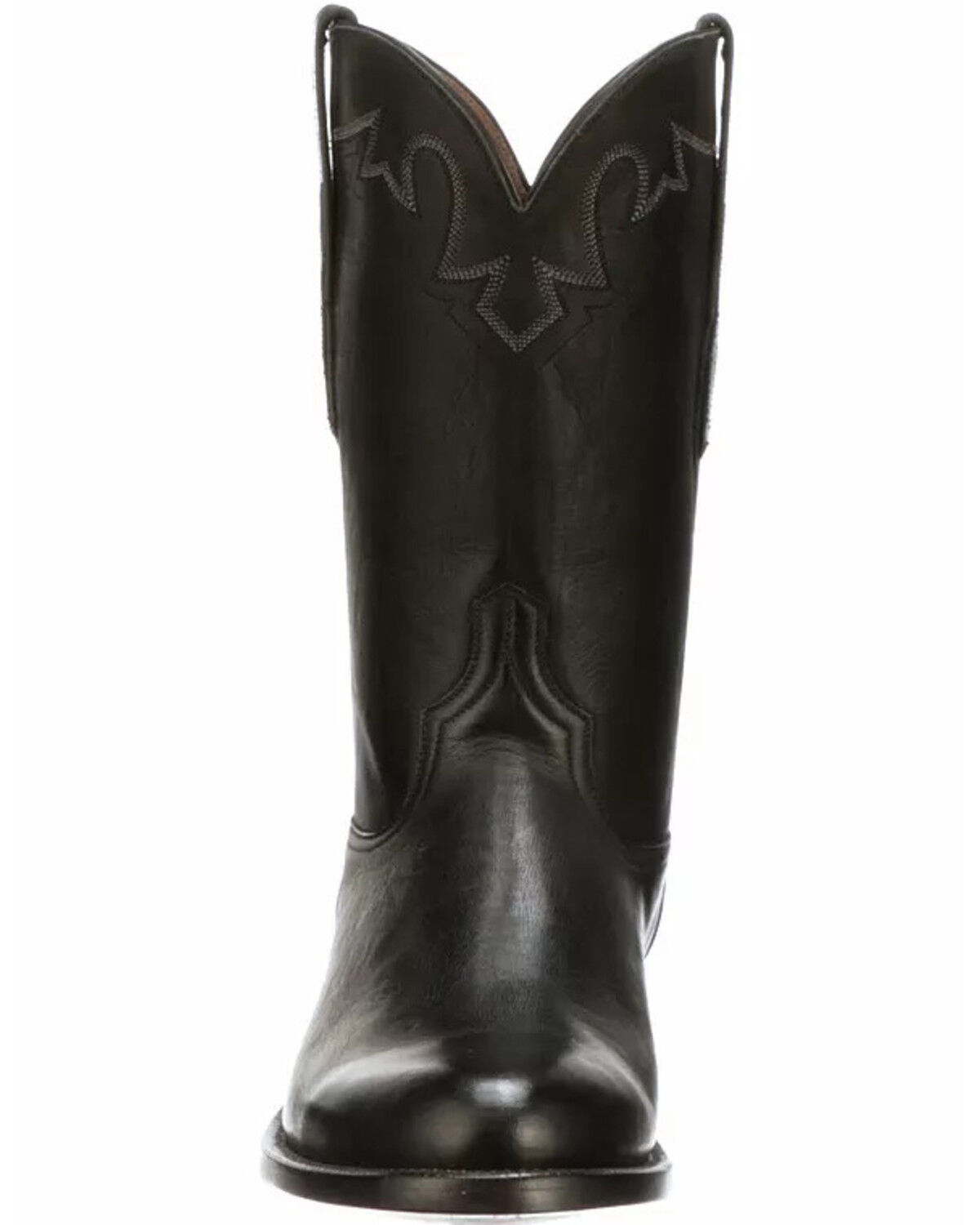 black cowboy boots round toe