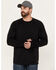 Image #1 - Ariat Men's Rebar Gridwork Long Sleeve Shirt, Black, hi-res
