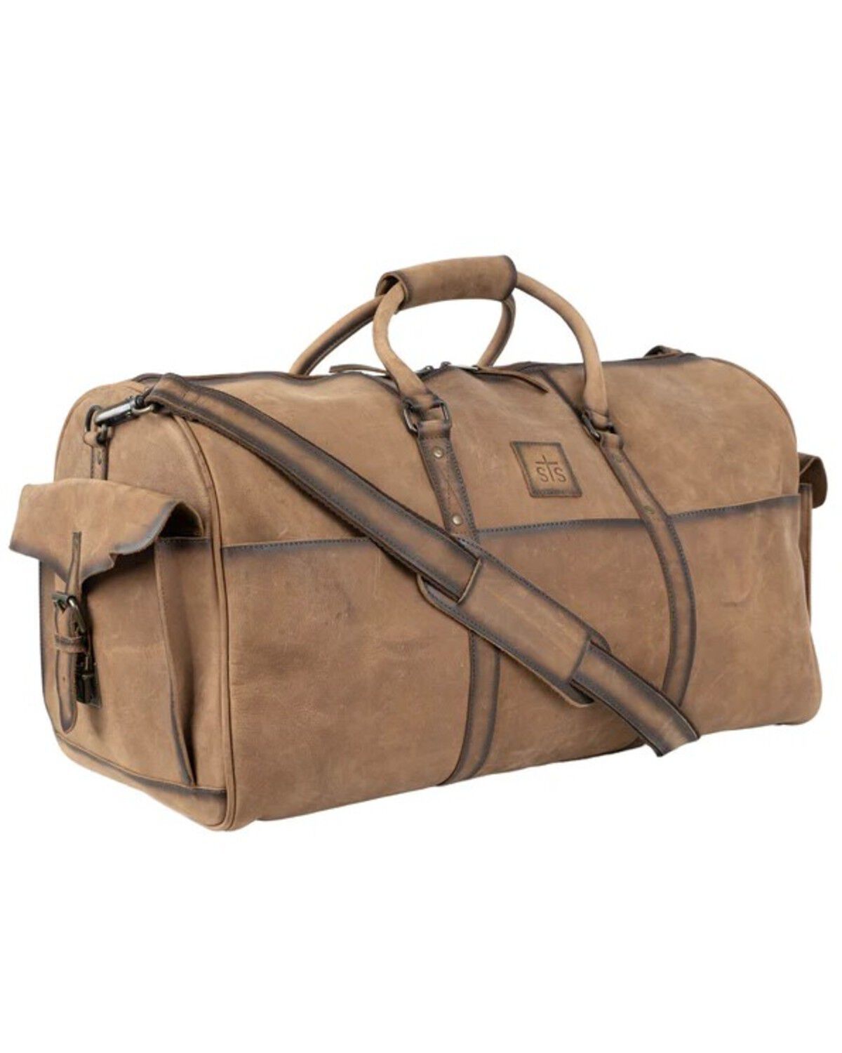 Image #4 - STS Ranchwear By Carroll Foreman Duffle Bag, Brown, hi-res