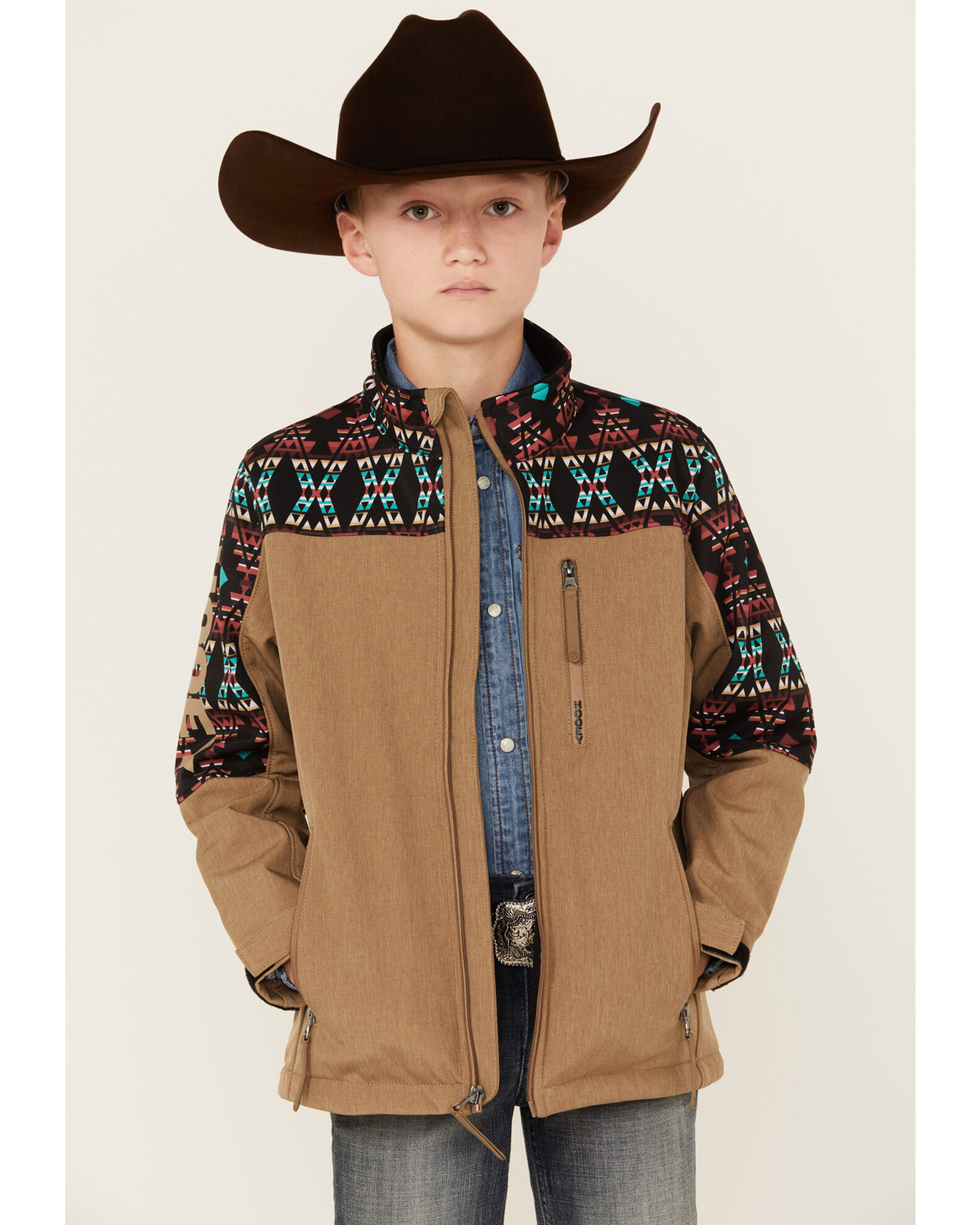 Hooey Boys Color Blocked Softshell Jacket Country Outfitter