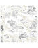 Image #3 - HiEnd Accents Farm Life Campfire Sherpa Throw Blanket, White, hi-res
